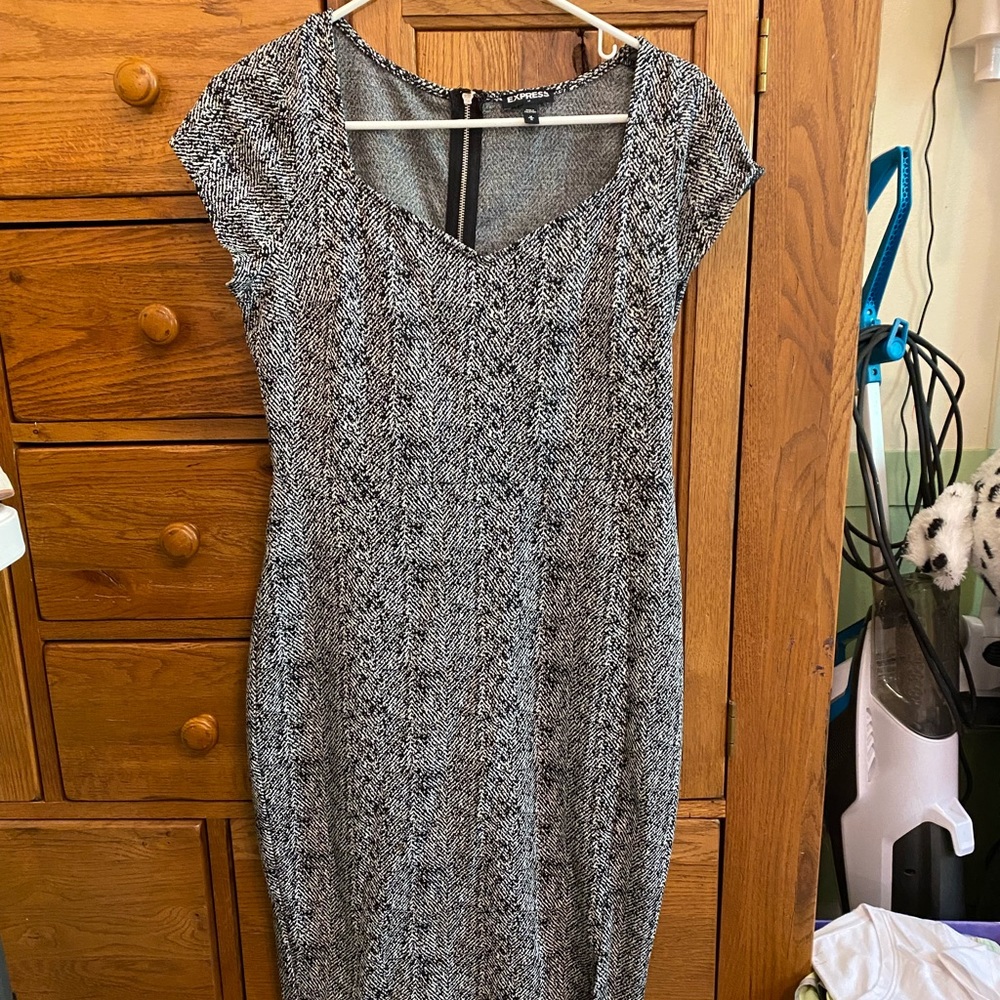 Express brand dress. Grey. Size medium
